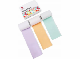 Phomemo Samolepicí papírové samolepky náplně barevné, 3x pro Phomemo T02 M02 PRO M03 M04S / Q22-RMSMLL
