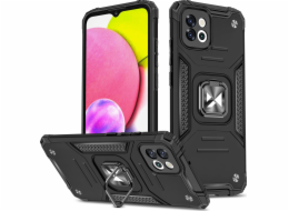 Wozinsky Pouzdro Ring Armor pro Samsung Galaxy A03 s magnetickým držákem a kroužkem, černé