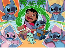 Ravensburger Puzzle 4x100 dílků Disney Stitch