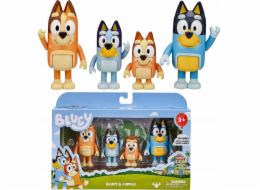 Bingo Sada 4 figurek Bandit Bluey & Family Figures