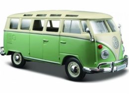 Maisto Volkswagen Van Samba kompozitový model béžovo-zelený