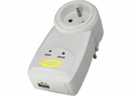 Orvaldi ORV-1PL přepěťová ochrana prodlužovací kabel 1 zásuvka bílá (ORV-1PL)