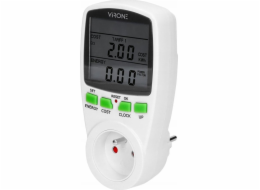 Virone Wattmetr EM-1 16A 3680W dvoutarifní LCD