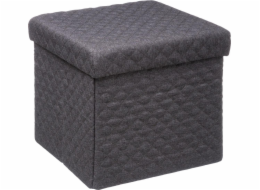 5five Prošívaný puf Podnožka s úložným prostorem 30x31 Komoda