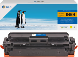G&G Toner Toner kompatibilní s Canon 046HY, NT-PC046XY, žlutý, 5000 s, vysoká kapacita