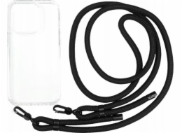 MOBILE ORIGIN Pouzdro Lanyard, průhledné - iPhone 14 Pro