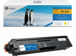 G&G Toner Kompatibilní toner G&G s Brother TN423Y, NT-CB423Y, žlutý, 4000 ks