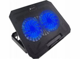 Techly Chladicí podložka Chladicí podložka TECHLY s ventilátorem pro notebooky do 17 palců, nastavitelná