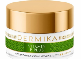 Dermika Vitamin P Plus hypoalergenní polomastný krém na den i noc 50ml