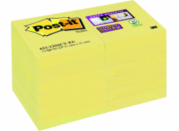 Post-it Samolepicí nálepky Super Sticky 51x51 mm 12x90 kartiček. žluť