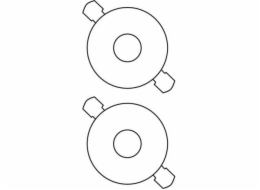 Avery Zweckform ETYK.ZF 6043 DIA.117 CD BÍLÉ ETIKETY 25 LISTŮ - 6043-25