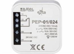 Zamel Elektromagnetické relé v krabičce 24VAC/DC 10A PEP-01/024 EXT10000257