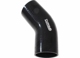 TurboWorks Koleno 45 stupňů TurboWorks černé 76 mm
