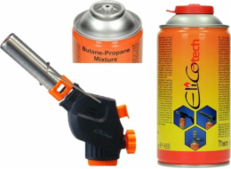 ElicoTech MULTIFUNKČNÍ HOŘÁK RK-3104C 7/16 + PLYN 300ml ELICOTECH