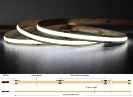 MW Lighting LED pásek LED-COB-24V/12W-CW/5M LED pásek - 6500K MW Lighting