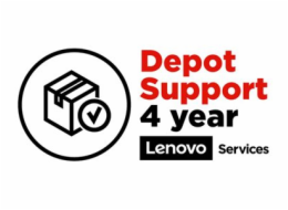 Lenovo Depot/Customer Carry-In Upgrade - Prodloužená dohoda o službách - náhradní díly a práce (pro desktopy) - 4 let (z původního data zakoupení vybavení) - pro ThinkCentre M60q Chromebox; M70q Gen 3