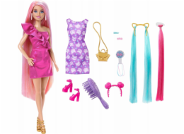 Mattel Barbie Vlasová hrací panenka + doplňky (JDC85)