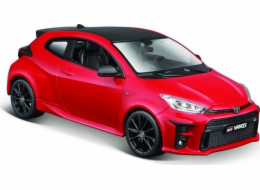 Maisto kovový model Toyota Yaris 2021 červená 1/24
