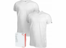 Puma Pánské tričko Puma Basic 2p Crew Tee bílé 935016 02 XL