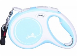 Flexi ilní automatické vodítko New Comfort M tape 5 m světle modré