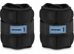 Spokey Závaží na suchý zip, neoprenové, 1 kg, forma na drátky
