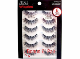 NoName ARDELL_Demi Wispies 6 kusů umělých řas na proužku, šest párů, černé