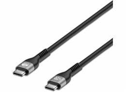 Manhattan MANHATTAN USB2.0 USB-C USB kabel Stecker/Stecker kabel 240W 2m černý