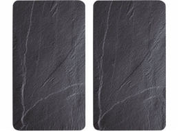 Kesper krájecí prkénko Skleněné ochranné desky na sporák, 2 kusy, Kesper, KAMENNÁ BŘIDLICE