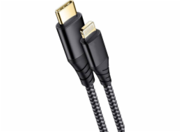 NoName USB kabel USB-C - Lightning 1,2 m šedý (5901924963912)