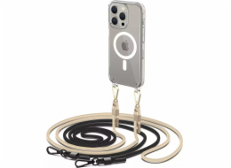 Tech-Protect Pouzdro Tech-Protect Flexair Chain Magsafe pro iPhone 15 Pro, černé/béžové