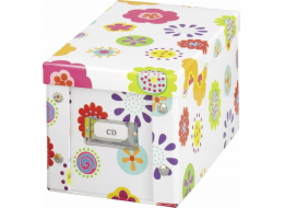 Zeller CD box, 20 kusů - květinový motiv, ZELLER
