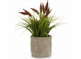 Ibergarden Umělá tráva v betonovém květináči, 30 cm