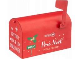 Atmosphera Poštovní schránka vánoční dekorace z kovu, 20 cm