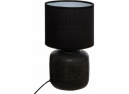 Atmosphera Stolní lampa Keramická stolní lampa SALTA, O 15 cm, černá