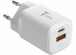 T-Phox Nabíječka ŁAD SIEC T-PHOX HANDY SERIES 33W T-PP08 USB/USB-C BÍLÁ