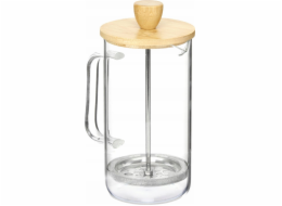 Vivalto Skleněná konvice bambusové víčko, 600 ml