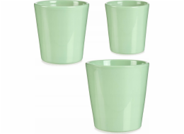 Ibergarden Sada keramických květináčů CONICAL, pastelové barvy, 3 kusy