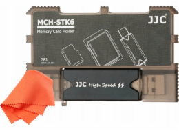 JJC Pouzdro Pouzdro na paměťové karty JJC MCH-STK6GR s čtečkou karet USB 3.0