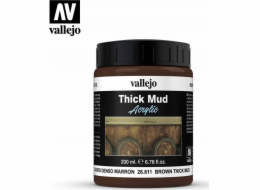 Vallejo Vallejo: 26.811 - Diorama FX - Husté bahno - Hnědé bahno (200 ml)