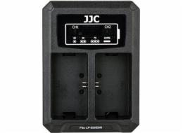 JJC Nabíječka fotoaparátů JJC DCH-LPE6 Dvoukanálová nabíječka pro baterie LP-E6