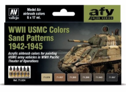 Vallejo Vallejo: AFV - WWII USMC Colors Sand Patterns 6x17