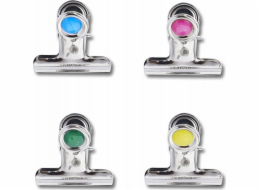 Zeller Magnetické spony kovové, 4 x 3,5 cm
