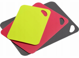 Kesper Cutting Board Plastová krájecí prkénka, sada 3 kusů různých velikostí
