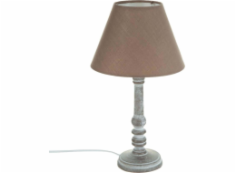 Atmosphera Stojací lampa s dřevěnou základnou, zajímavý doplněk k osvětlení vintage místností