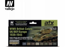 Vallejo Vallejo: AFV - WWII British Colors UK/BEF/Eur 8x17