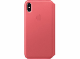 Apple Kožený kryt Folio pro iPhone XS Max – Dusty Pink – MRX62ZM/A