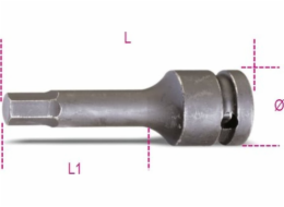 BETA Nástrčný klíč 1/2" 6hranný 17 mm, 720ME Beta