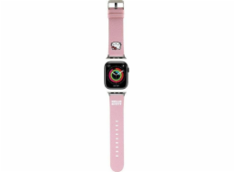 Hello Kitty Řemínek Hello Kitty s hlavičkou Kitty - řemínek na Apple Watch 38/40/41 mm (růžový)