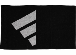 Adidas osuška na pláž, bazén, sport adidas 3BAR S černá a bílá IU1290 100x50 cm