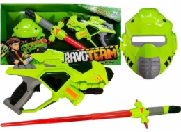 LeanToys Maska Weapon Space Sword světle zelená